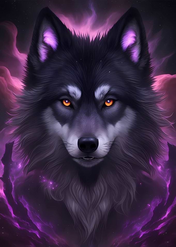 Wolf portrait