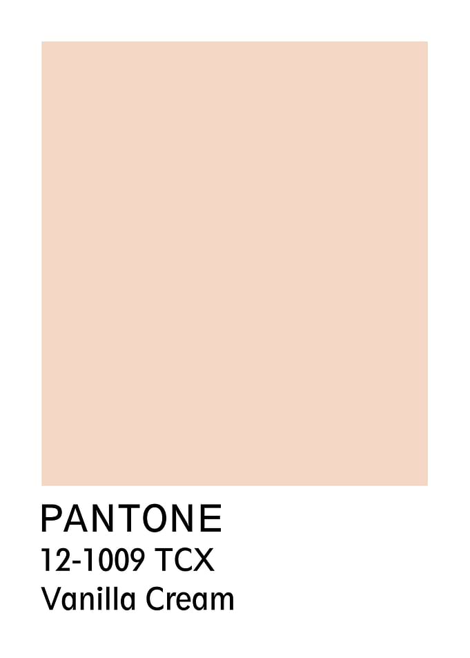 Pantone Vanila Cream