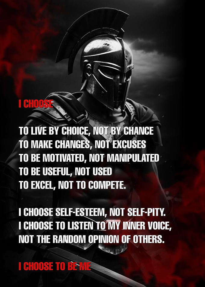 I choose to live by choice
