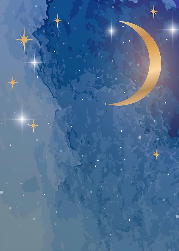 Starry Night Watercolor