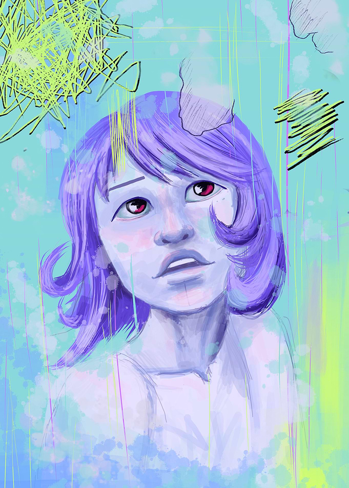 On the blue side