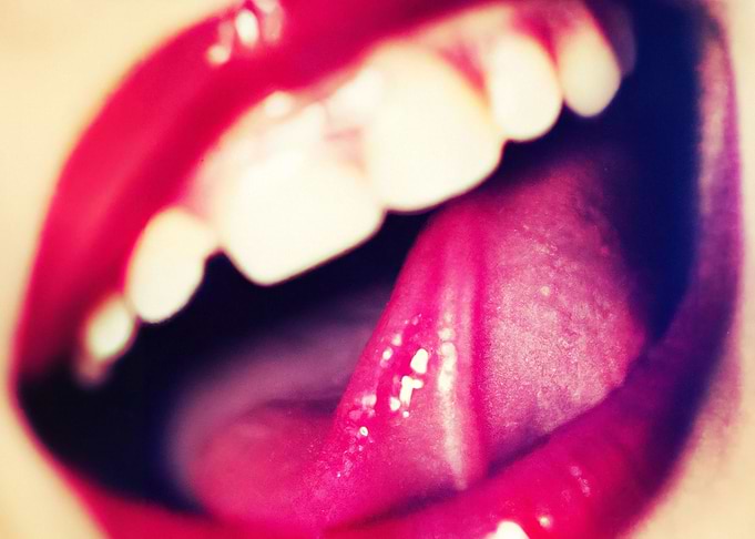 Mouth woman tongue smile c