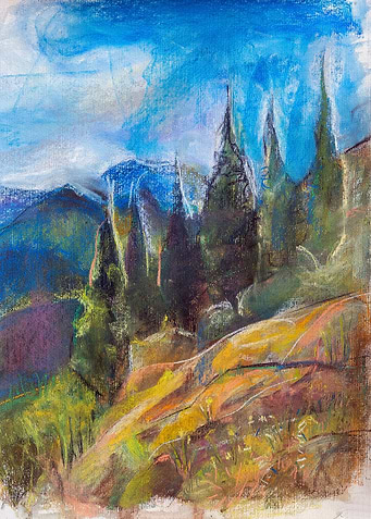 Alpine Pine Forest