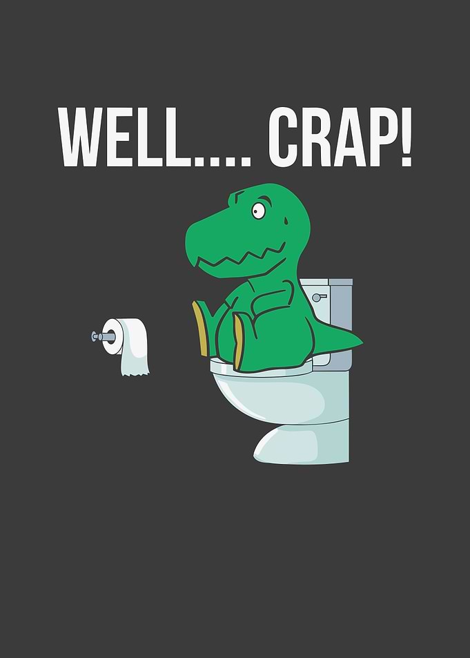 T Rex Funny Toilet