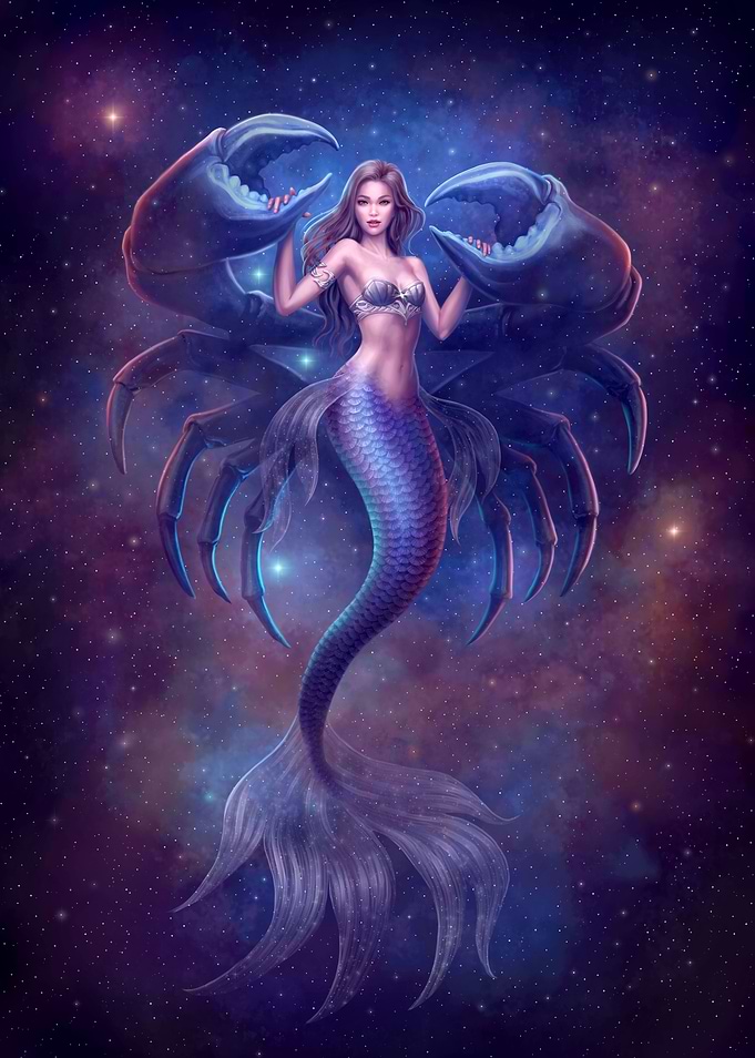 Cancer Mermaid Zodiac