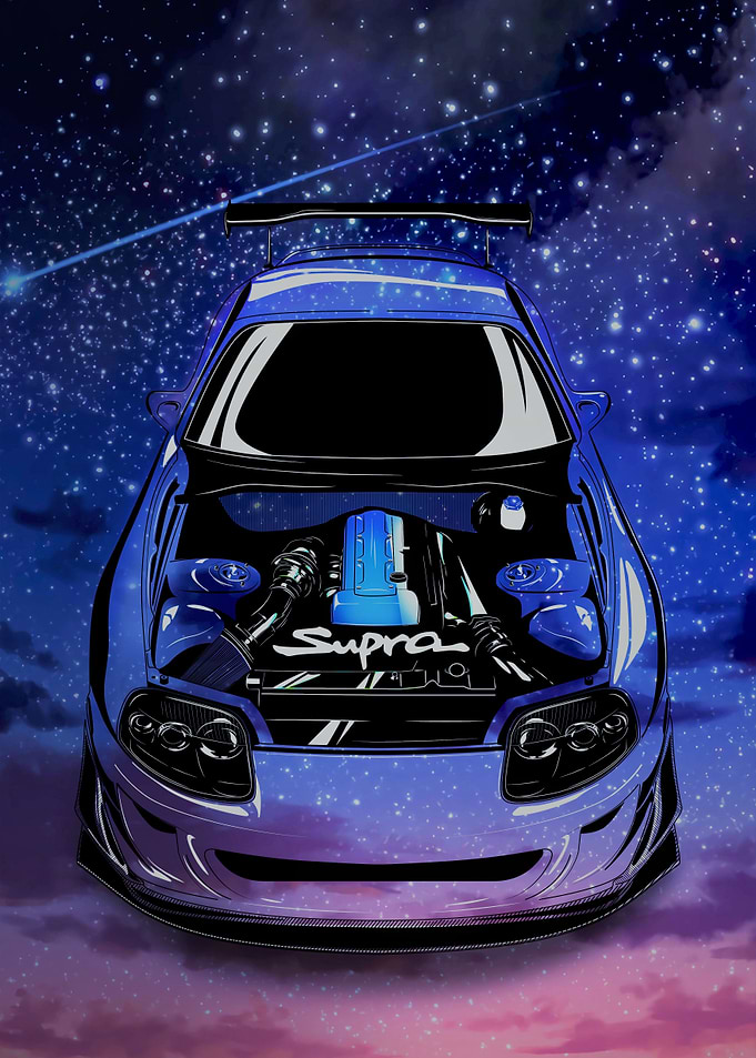 Toyota Supra Ridox Purple
