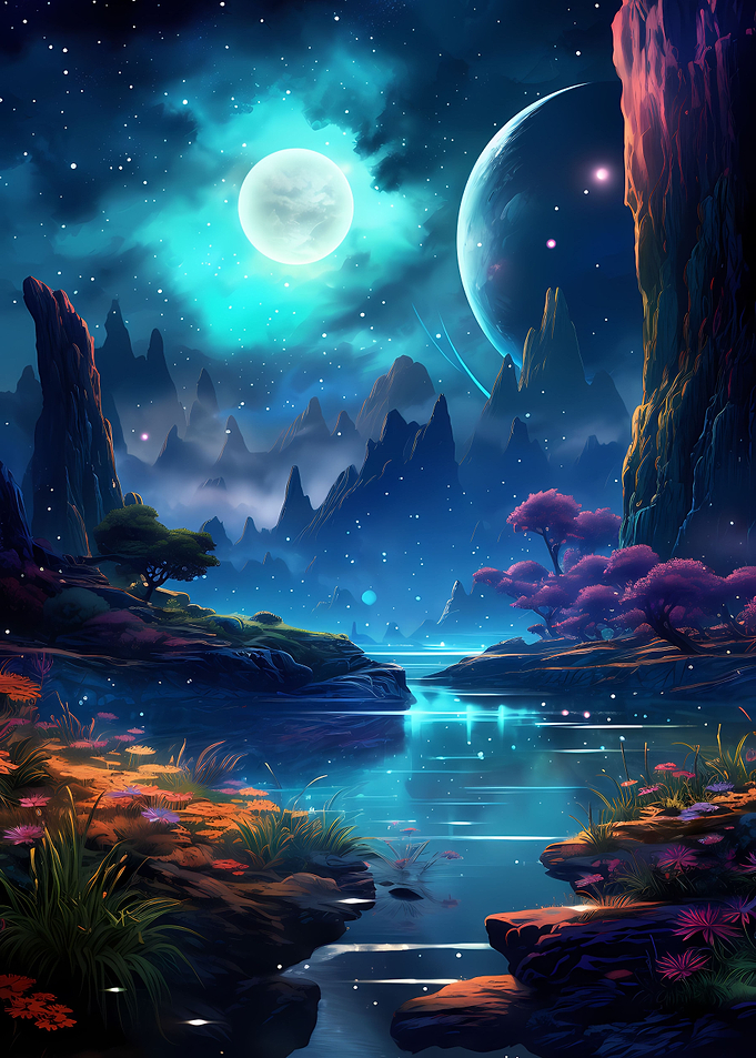 Luminous Cosmic Oasis