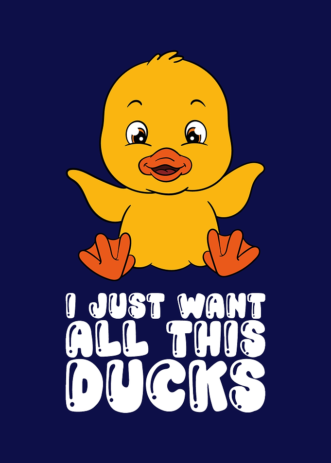 Funny Duck Graphic