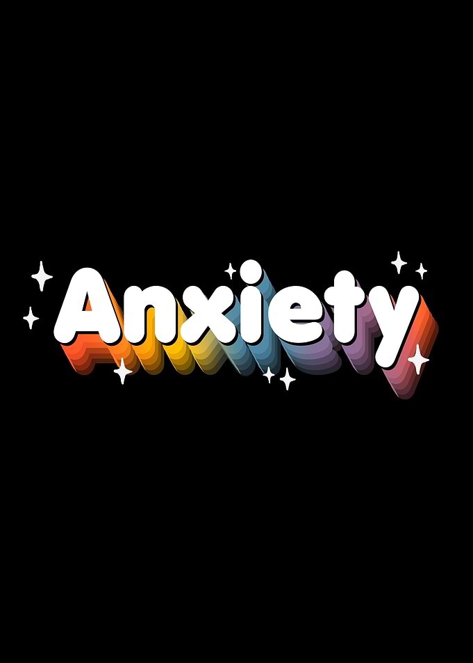 Anxiety rainbow Kawaii