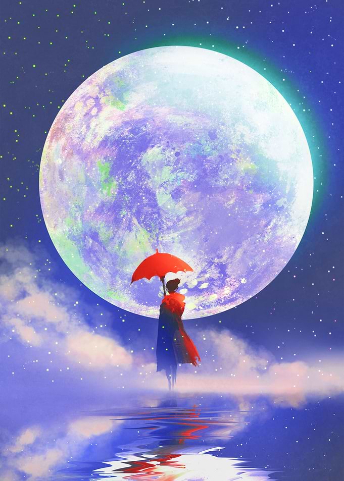 Woman with Umbrella