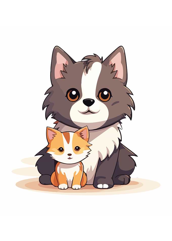 Dog and Cat Couple