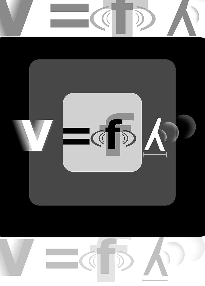 V is f x wavelength Poster