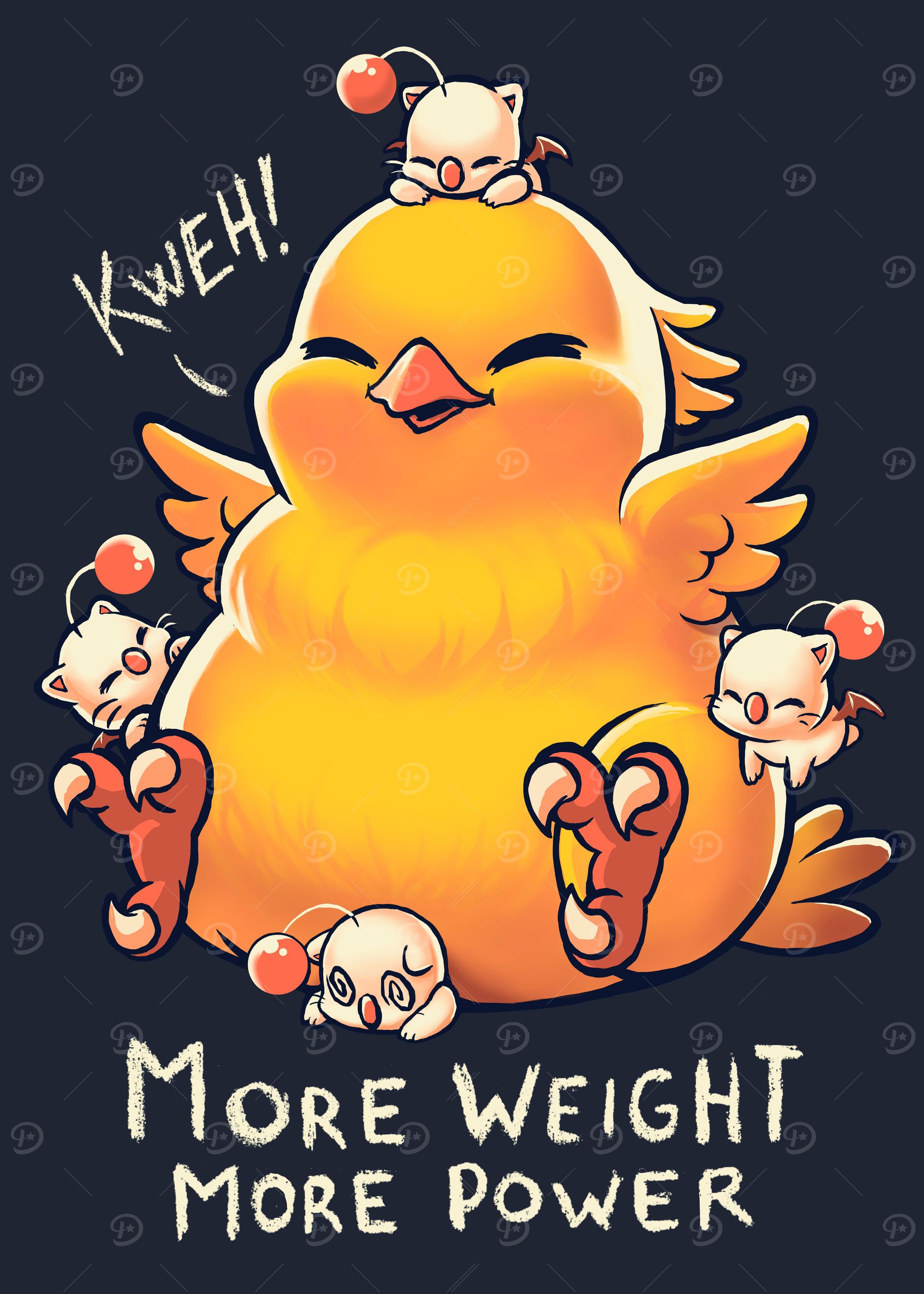 Kweh Fantasy Fat Chocobo