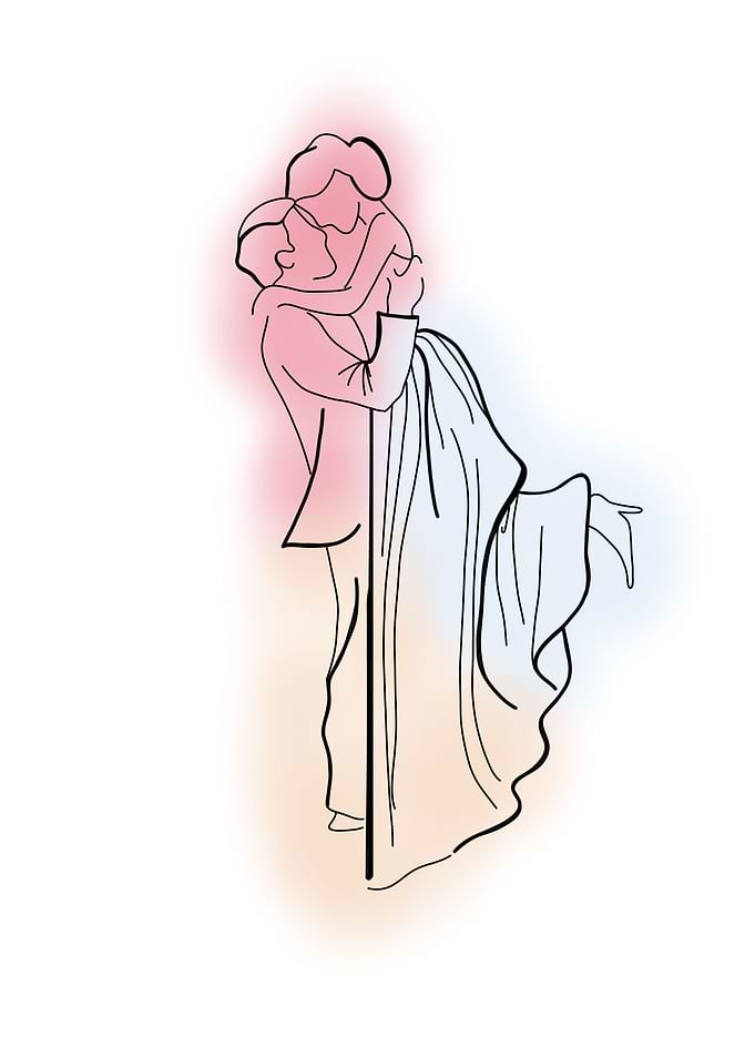 Couple Line Art