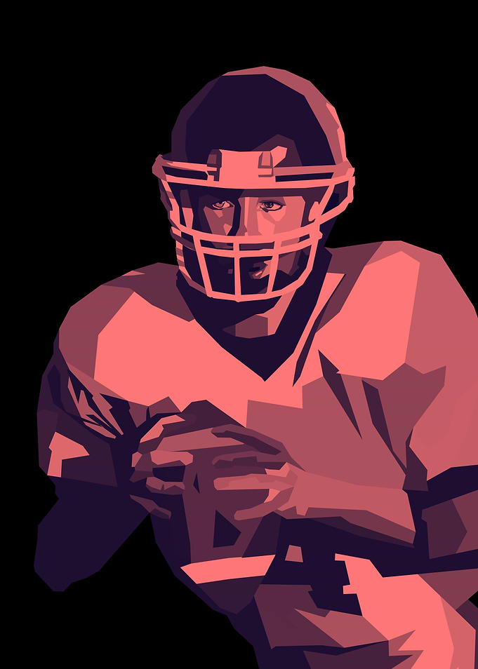 American Football Pop Art