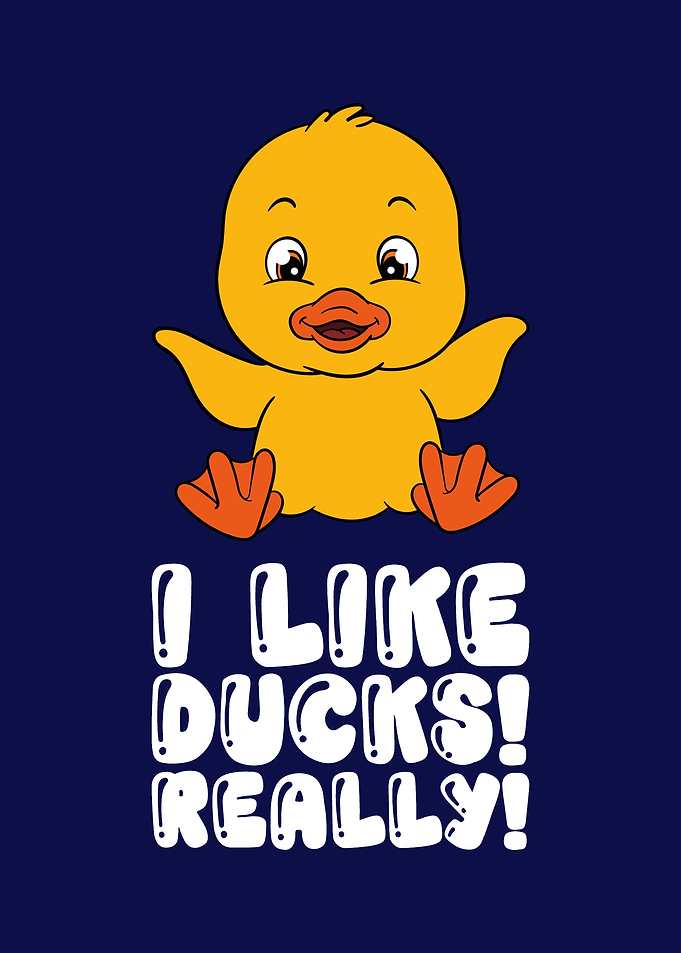 Funny Duck Graphic