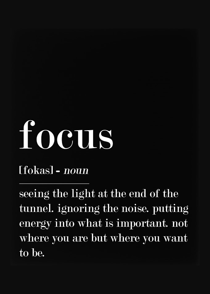 Focus Definition Black Bg