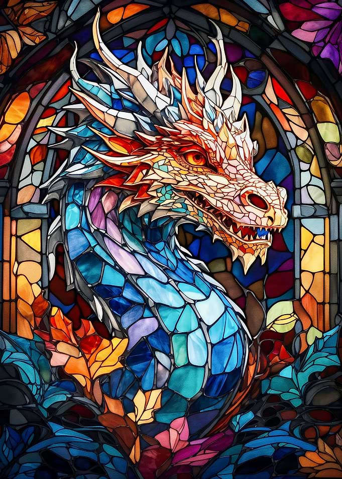 Abstract dragon