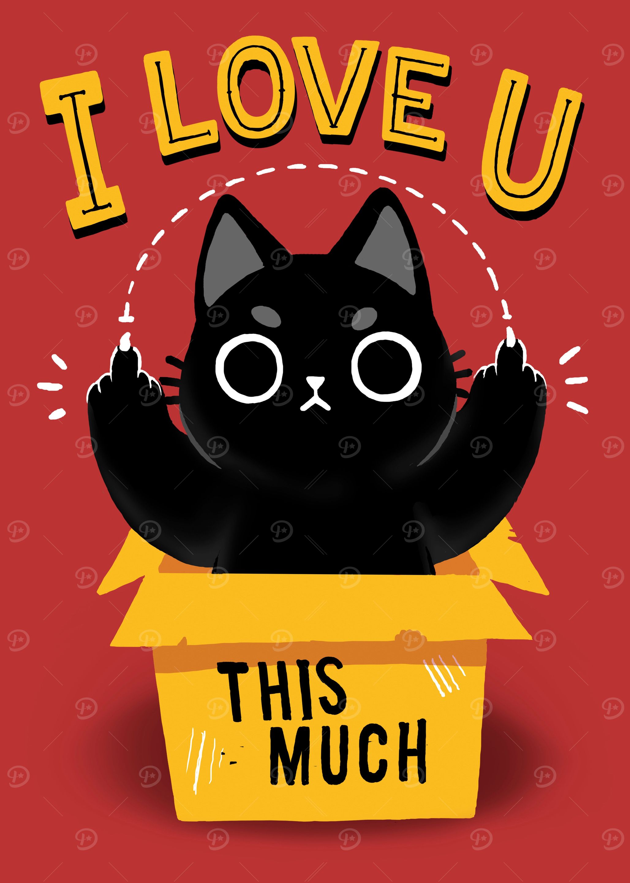 Sassy Cute Black Cat Quote