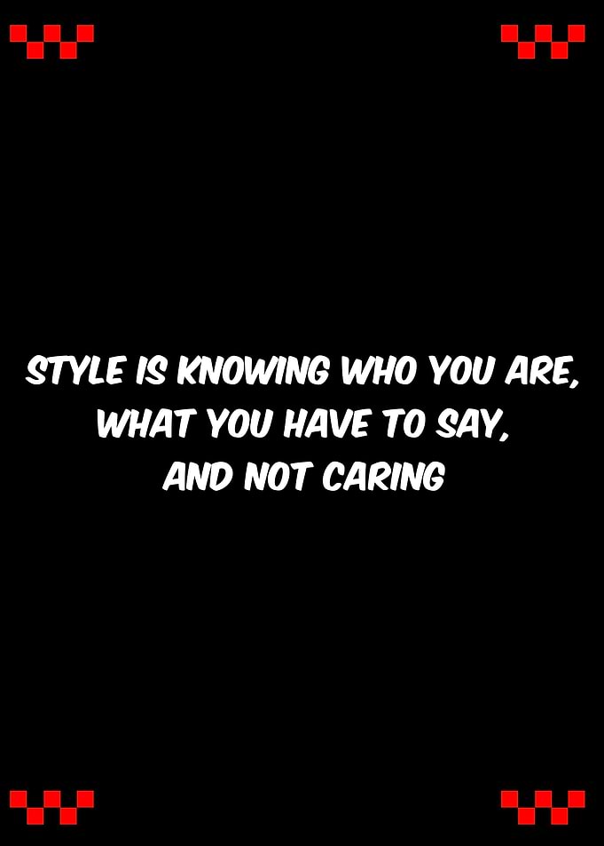 style is knowing who you