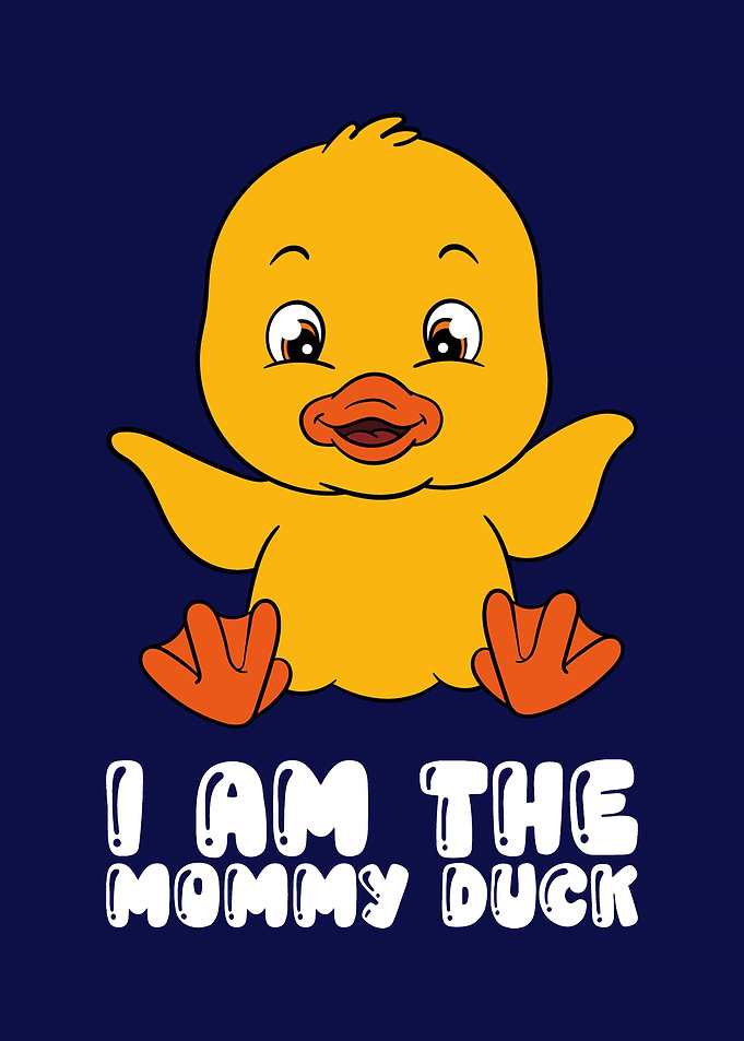 Funny Duck Graphic