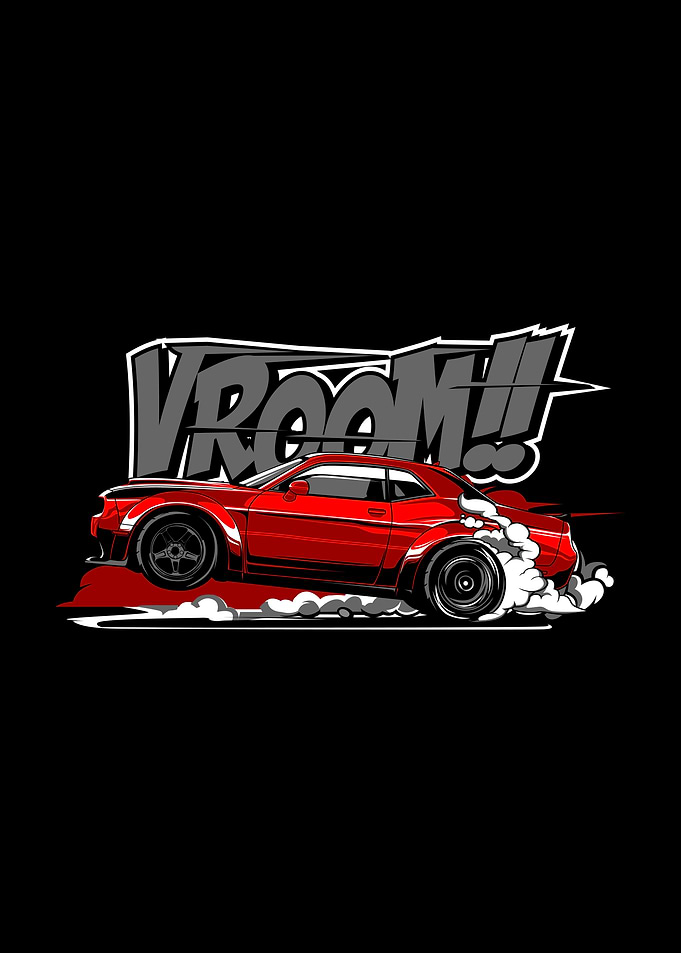 VROOM Super fast Car