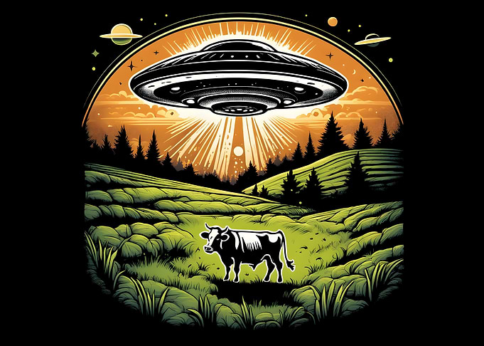 UFO Cow Abduction