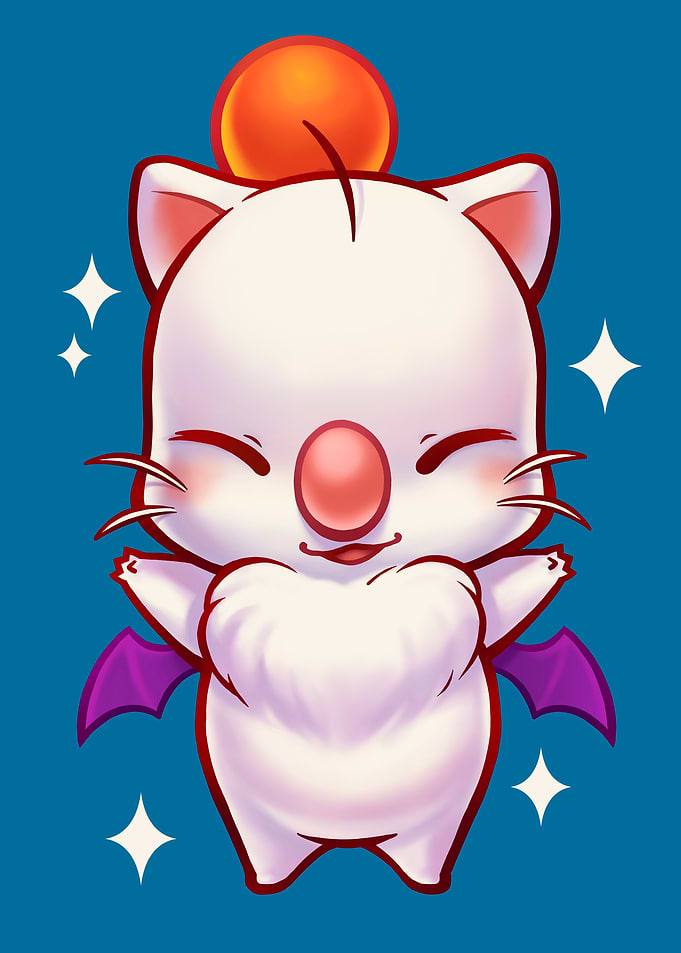 Moogle hug Kupo Cute pet