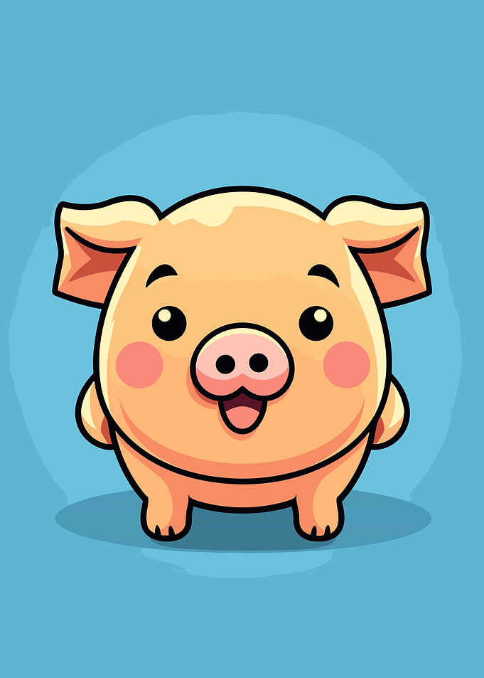 cute pig animal
