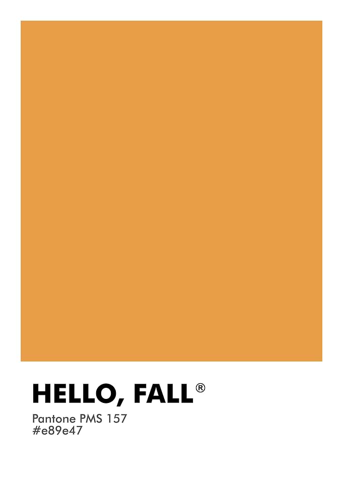 PANTONE HELLO FALL