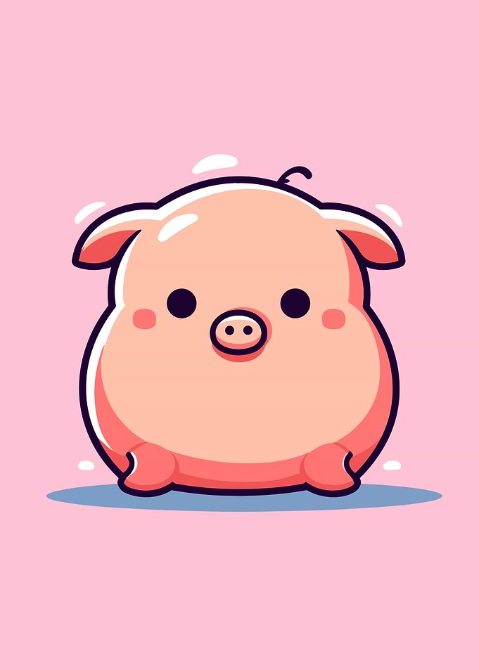 cute pig animal