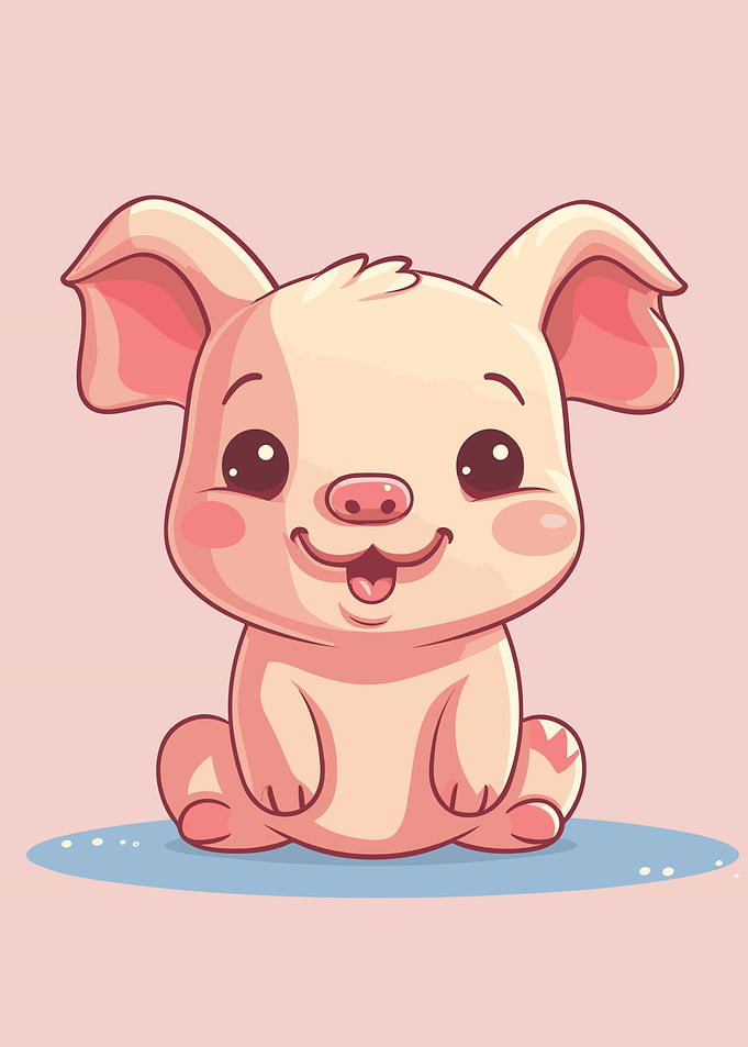 cute pig animal