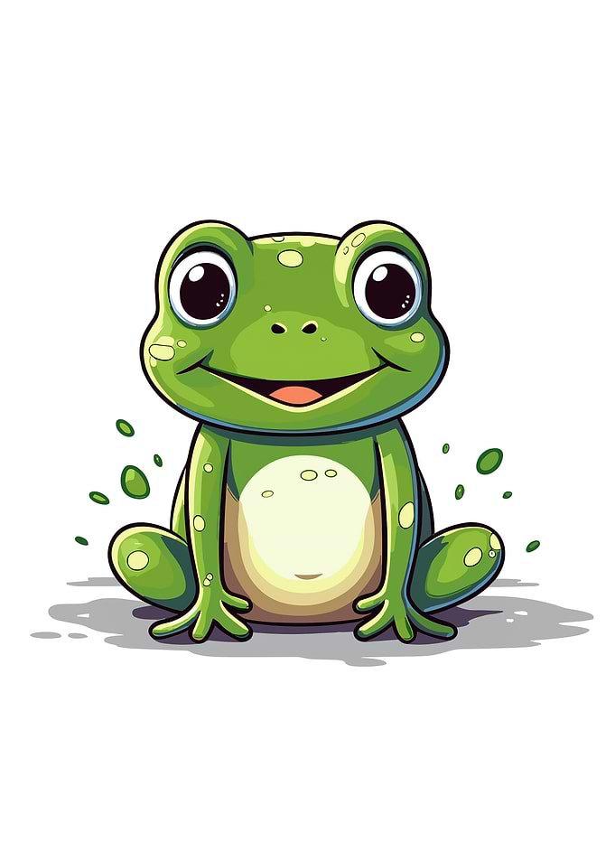 frog cute animal