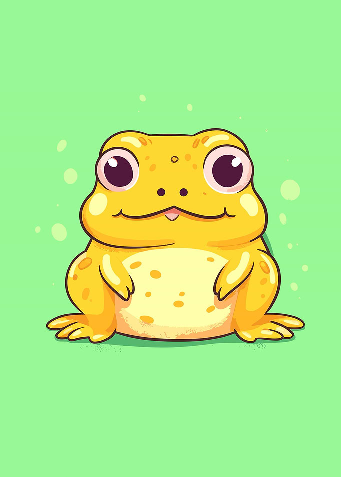 frog cute animal