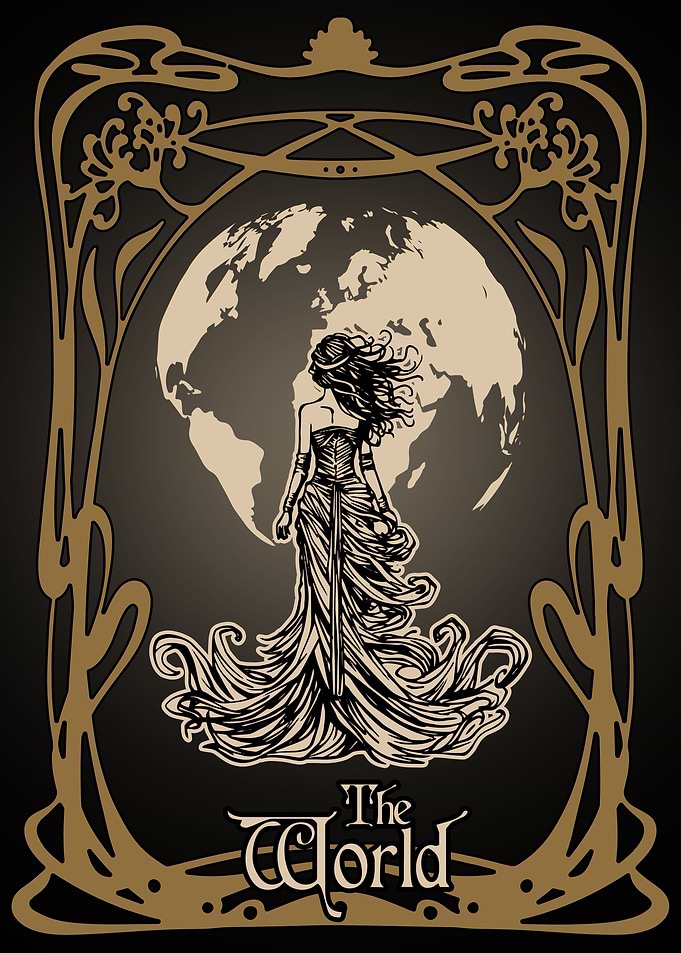The World Tarot card