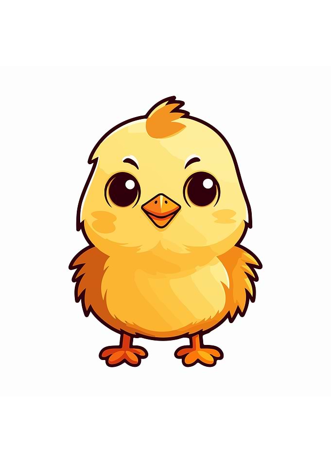Baby Chicken Illustration