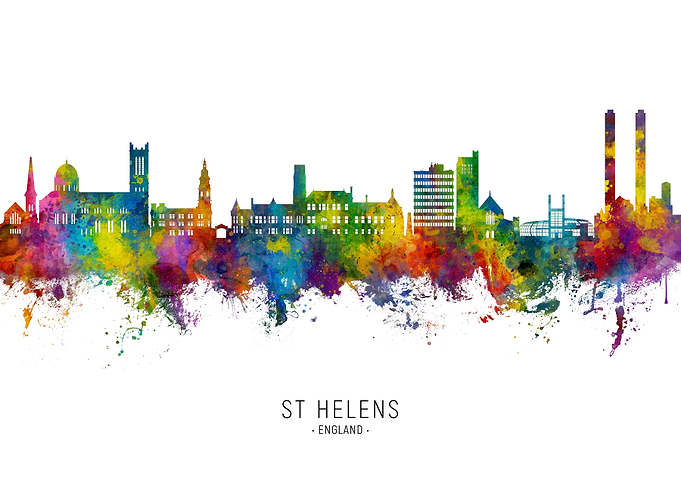 St Helens Skyline England