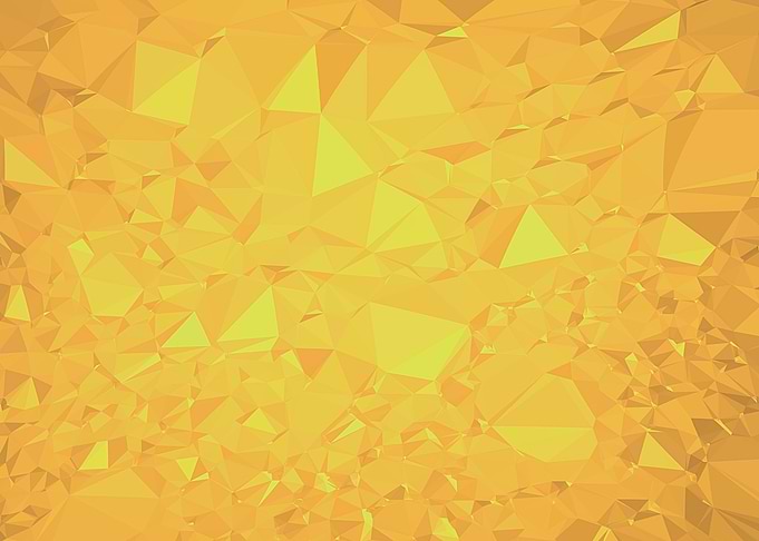 Poly triangles golden beer