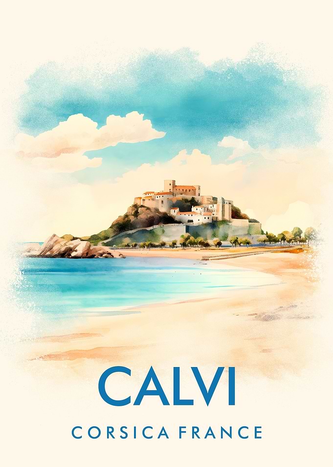 Calvi Sea Beach Corsica