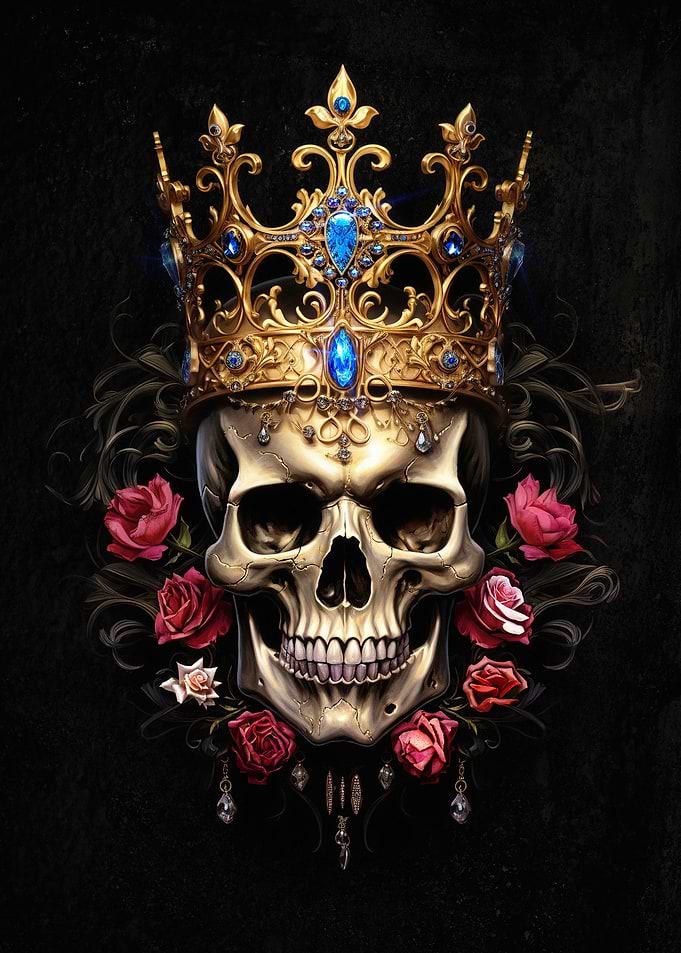 Royal Skull Tattoo