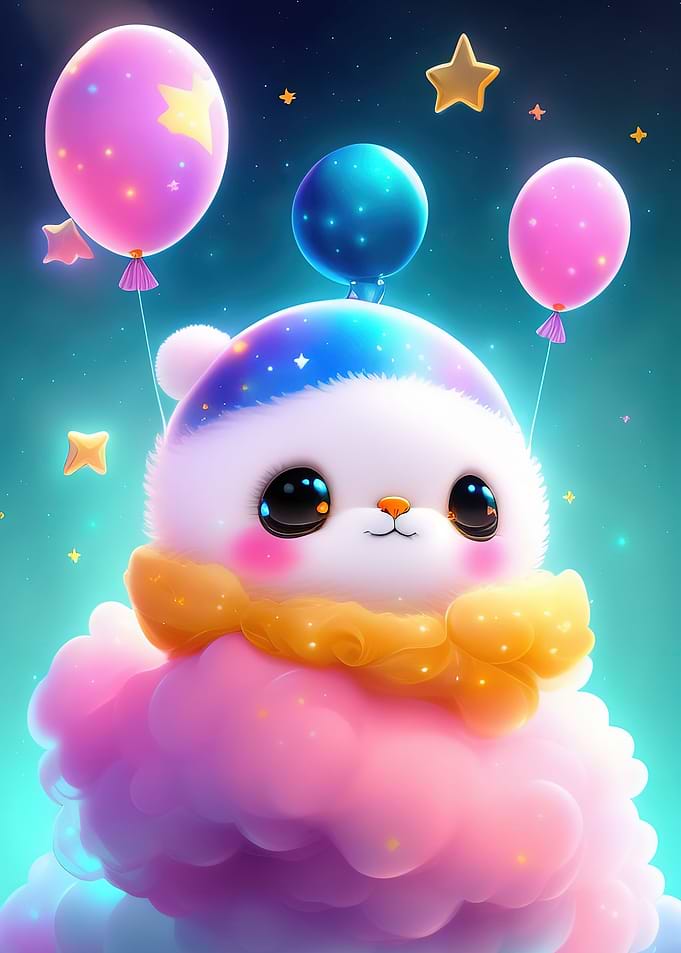 Cute Space Baby