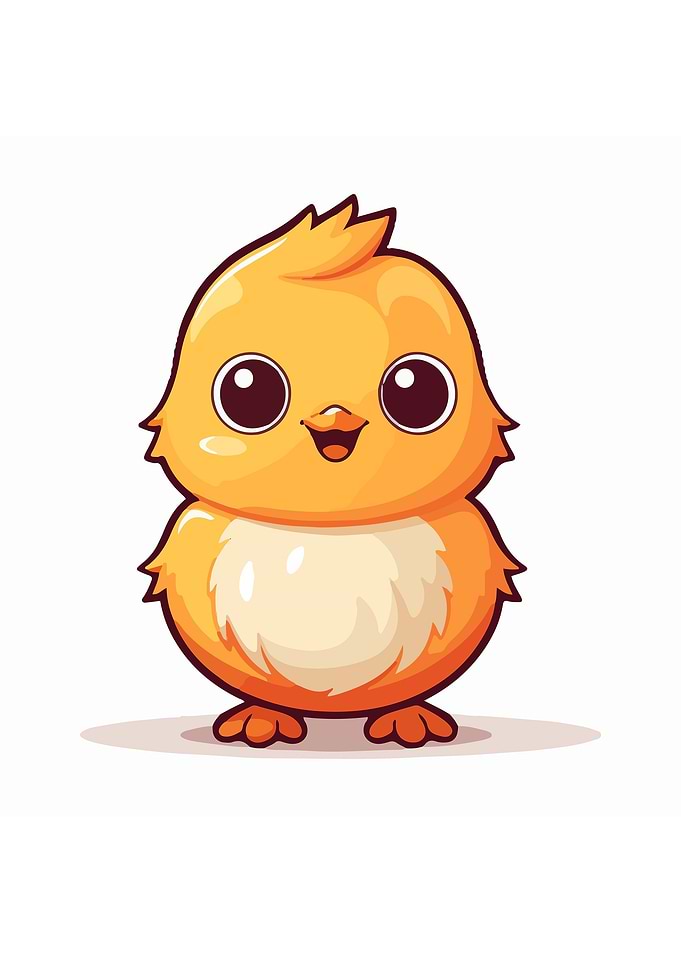 Baby Chicken Illustration