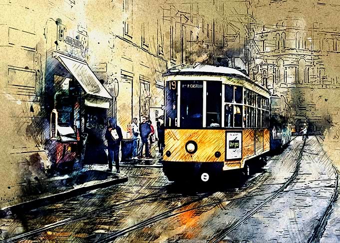 Old Trolley Cars 17
