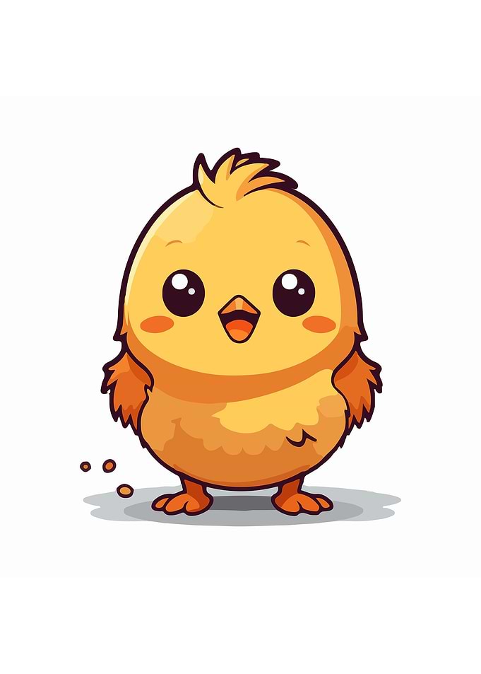 Baby Chicken Illustration