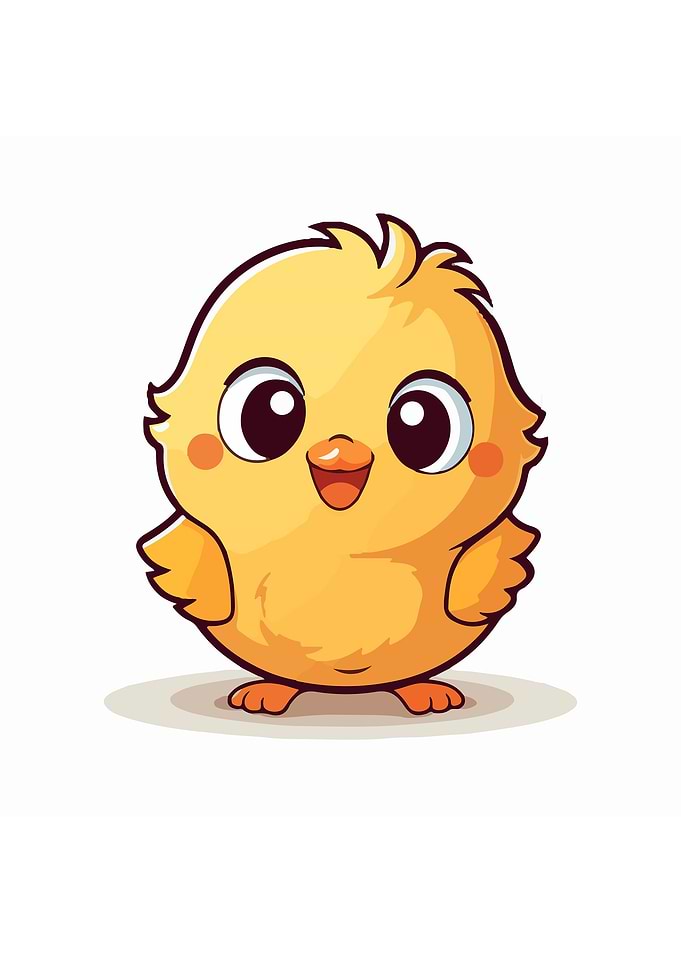 Baby Chicken Illustration