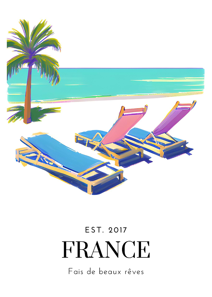 Beach Day in France