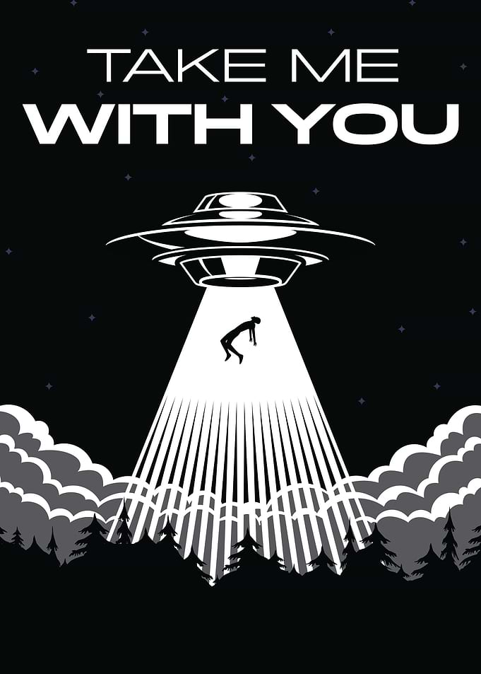 Take Me With You UFO Art