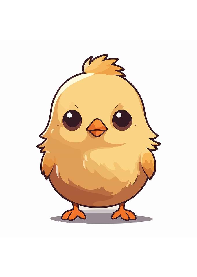 Baby Chicken Illustration