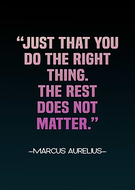 right thing stoic quote