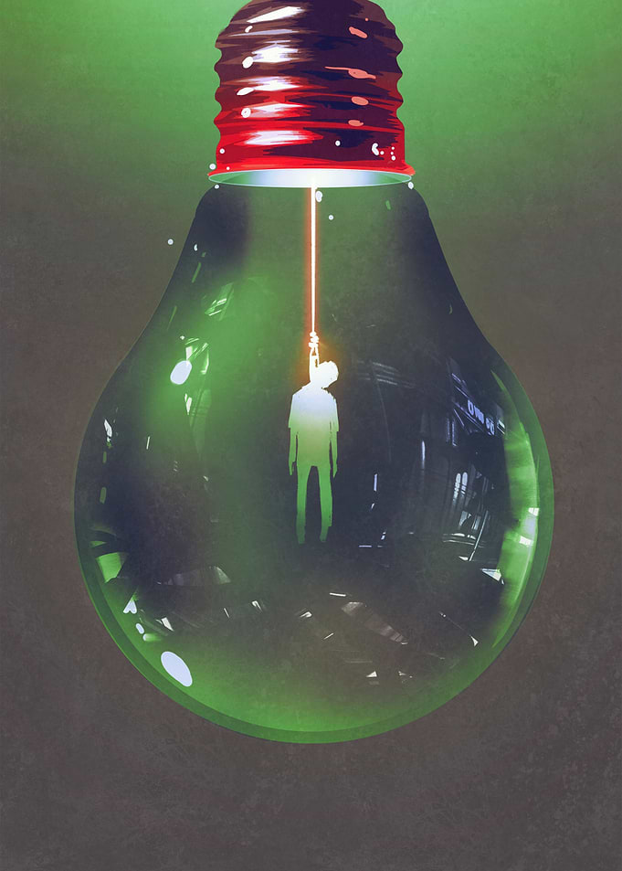 Light Bulb Art